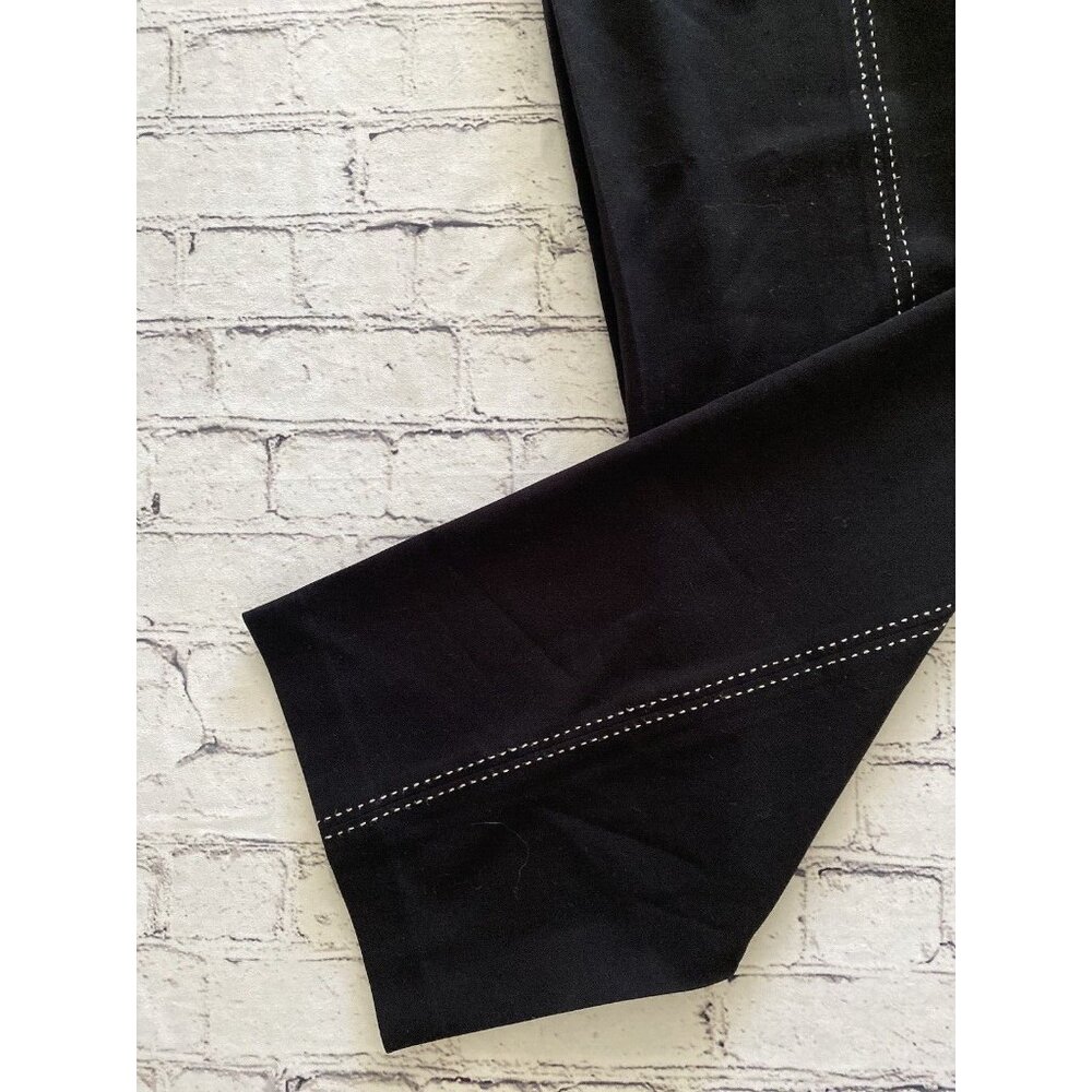 Grace Dane Lewis Woman Black White Stitching‎ Dress Pants SZ18W Spandex $98 NWOT - Picture 10 of 14